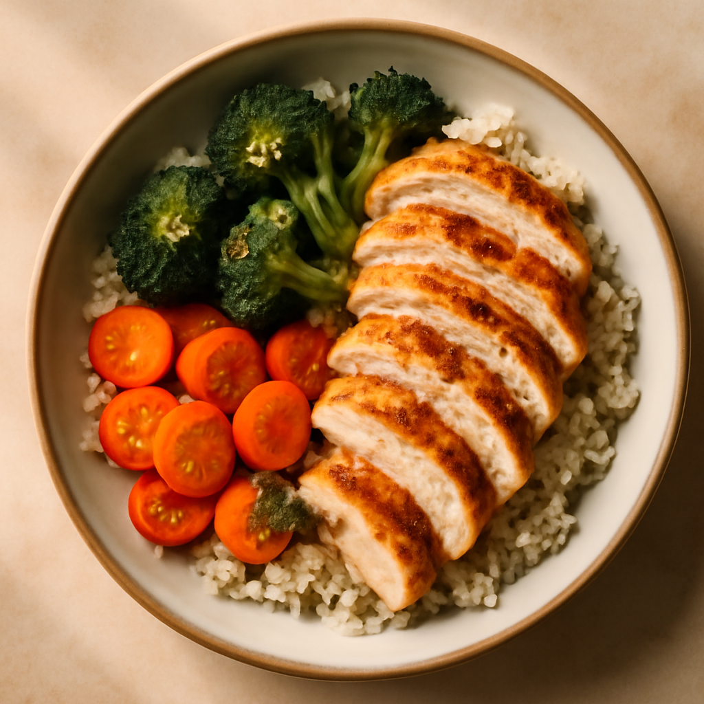 Chicken and Veggie Rice Bowl