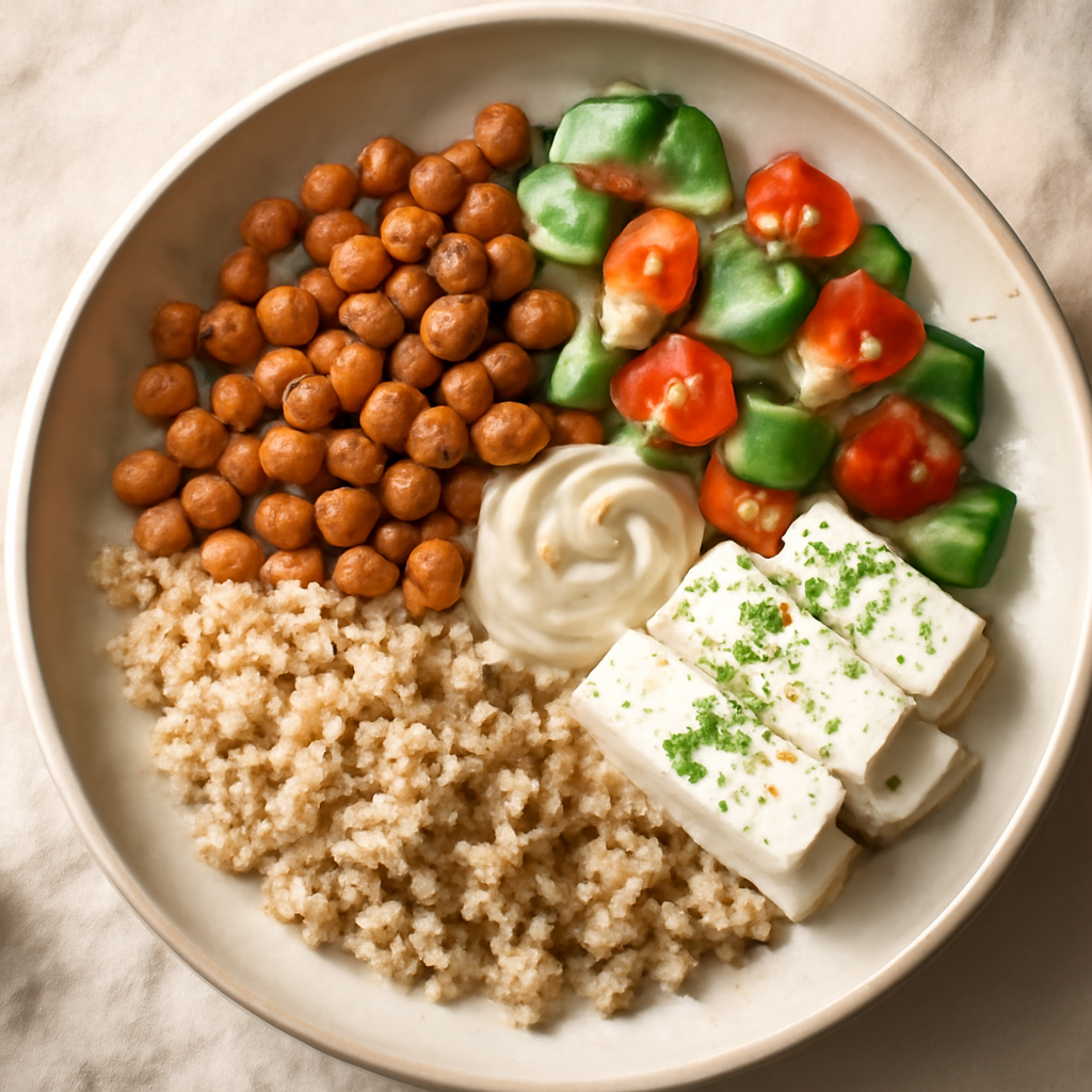Mediterranean Chickpea and Quinoa Bowl