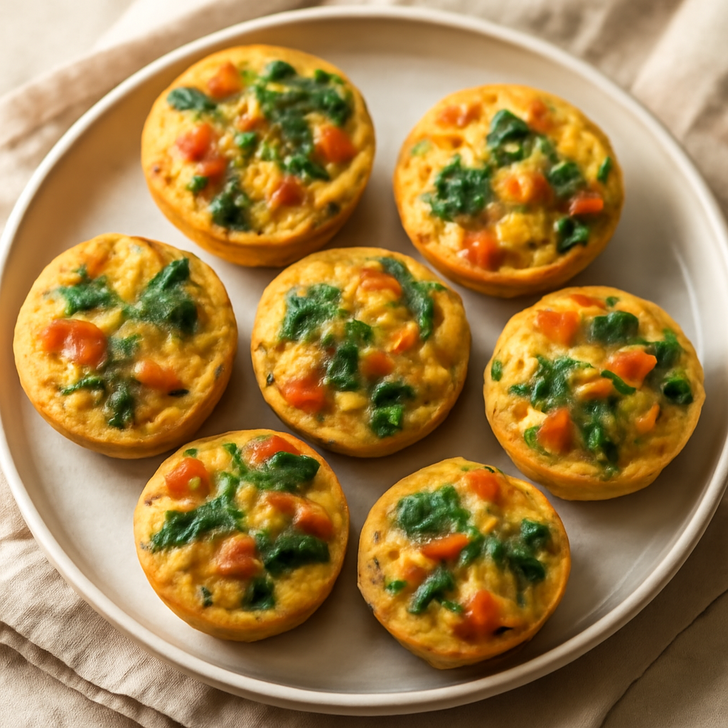 Savory Breakfast Egg Muffins with Vegetables