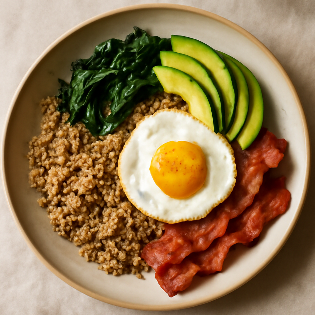 Savory Breakfast Quinoa Bowl