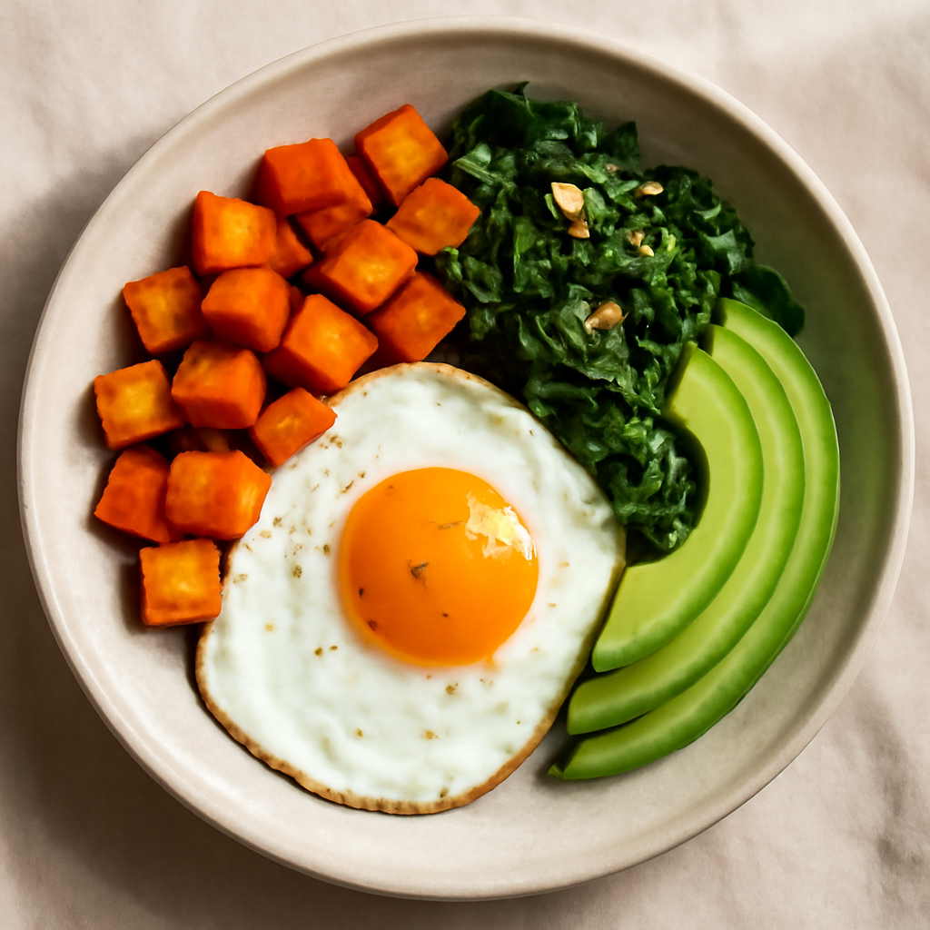 Savory Sweet Potato & Egg Breakfast Bowl