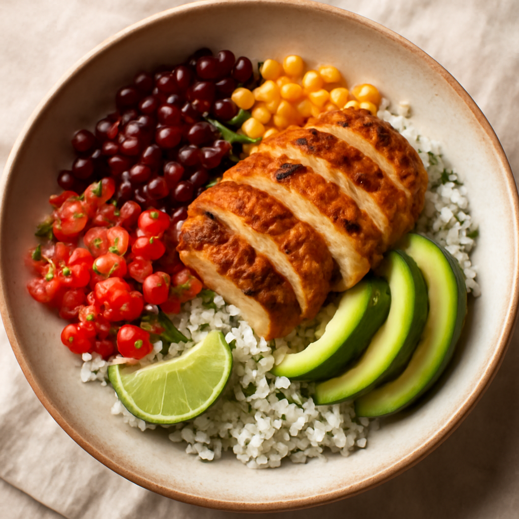 Southwest Chicken Rice Bowl