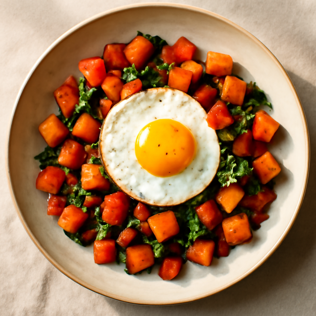 Sweet Potato & Egg Breakfast Hash