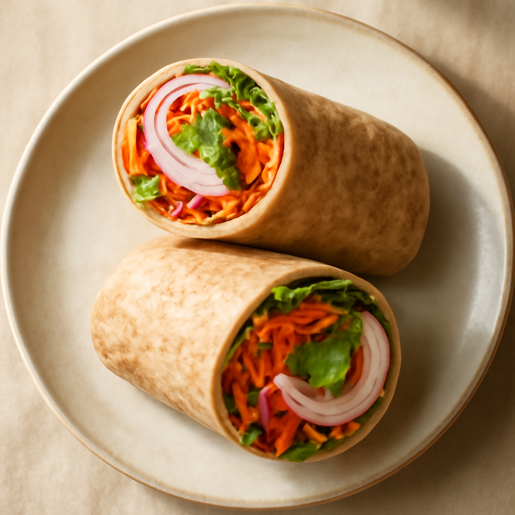 Turkey and Avocado Wraps with Veggie Crunch