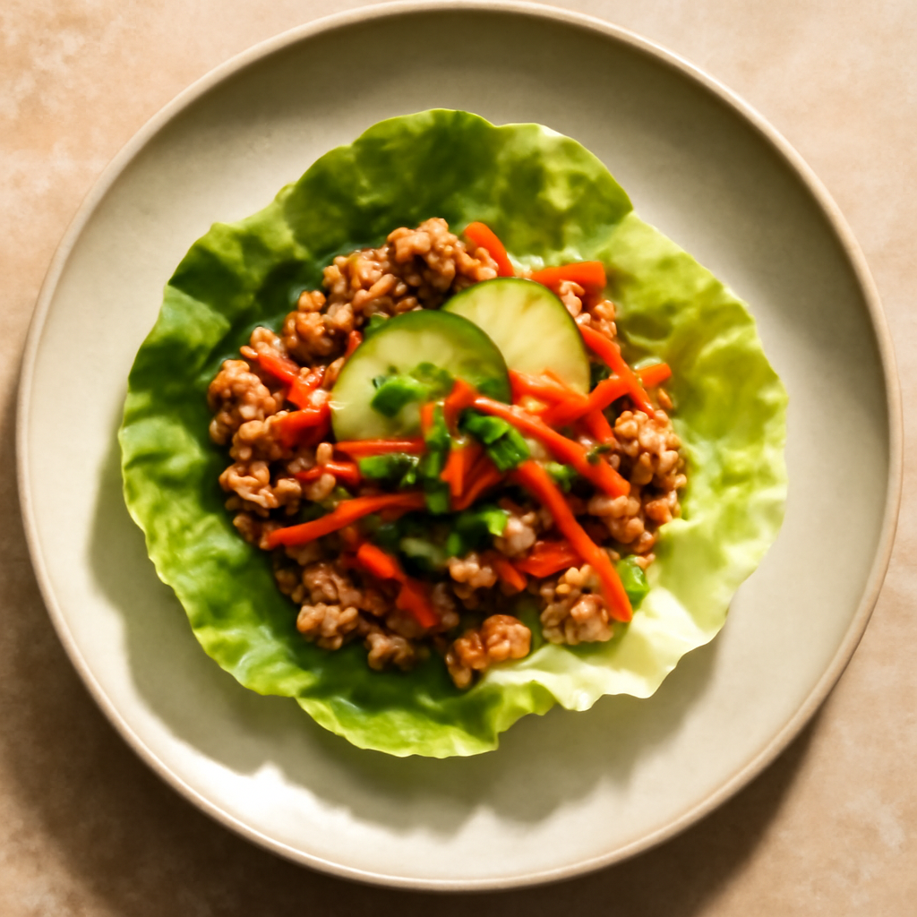 Turkey and Veggie Lettuce Wraps