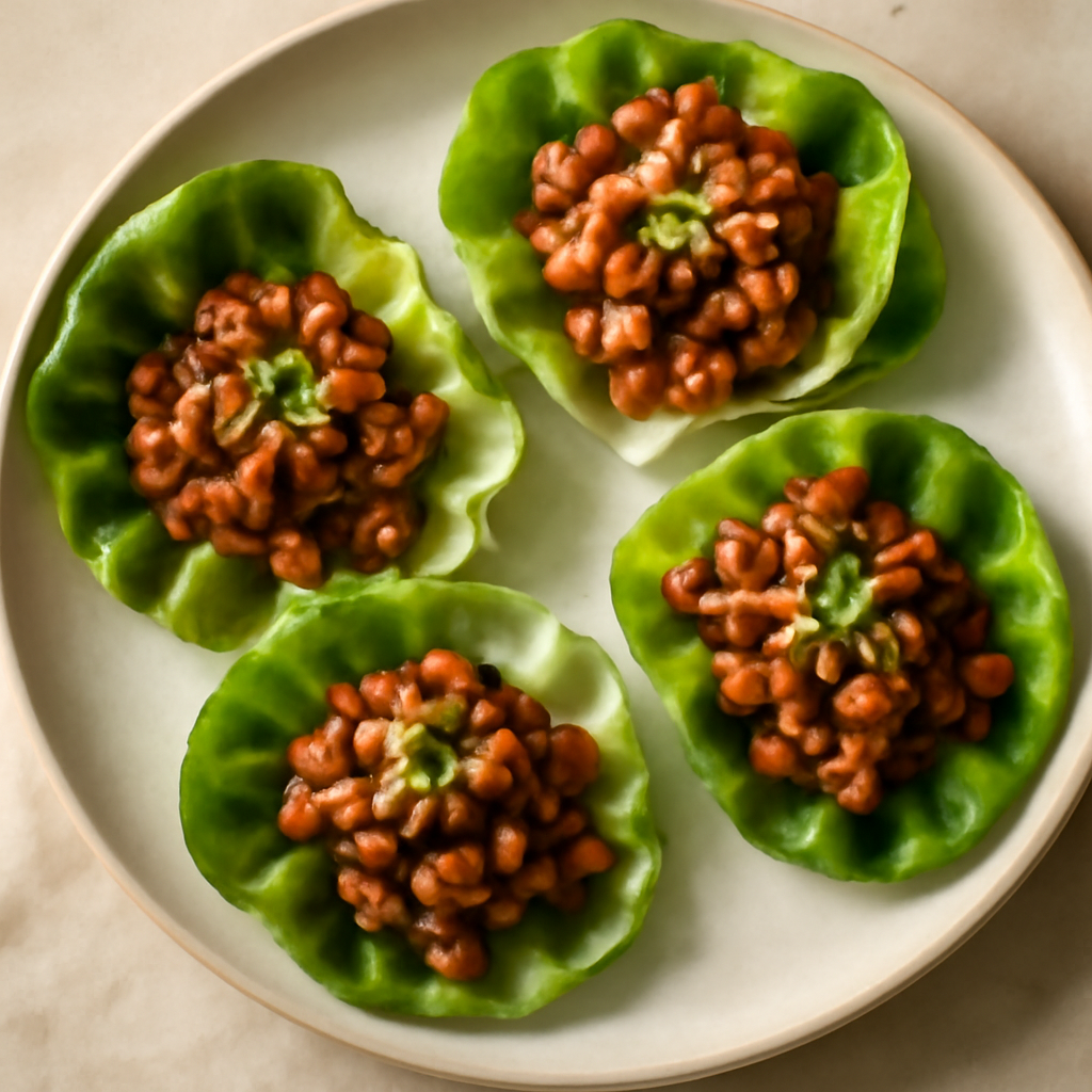 Chinese Chicken Lettuce Wraps