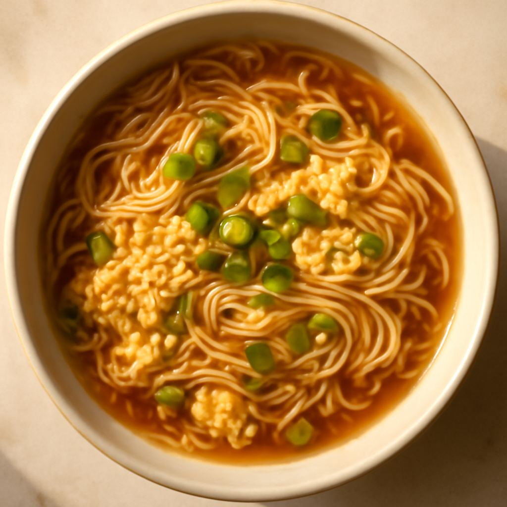 Chinese Egg Drop Noodle Soup