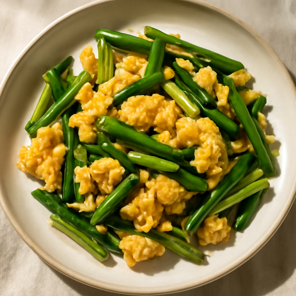 Chinese Scallion and Egg Stir-Fry (Paleo)