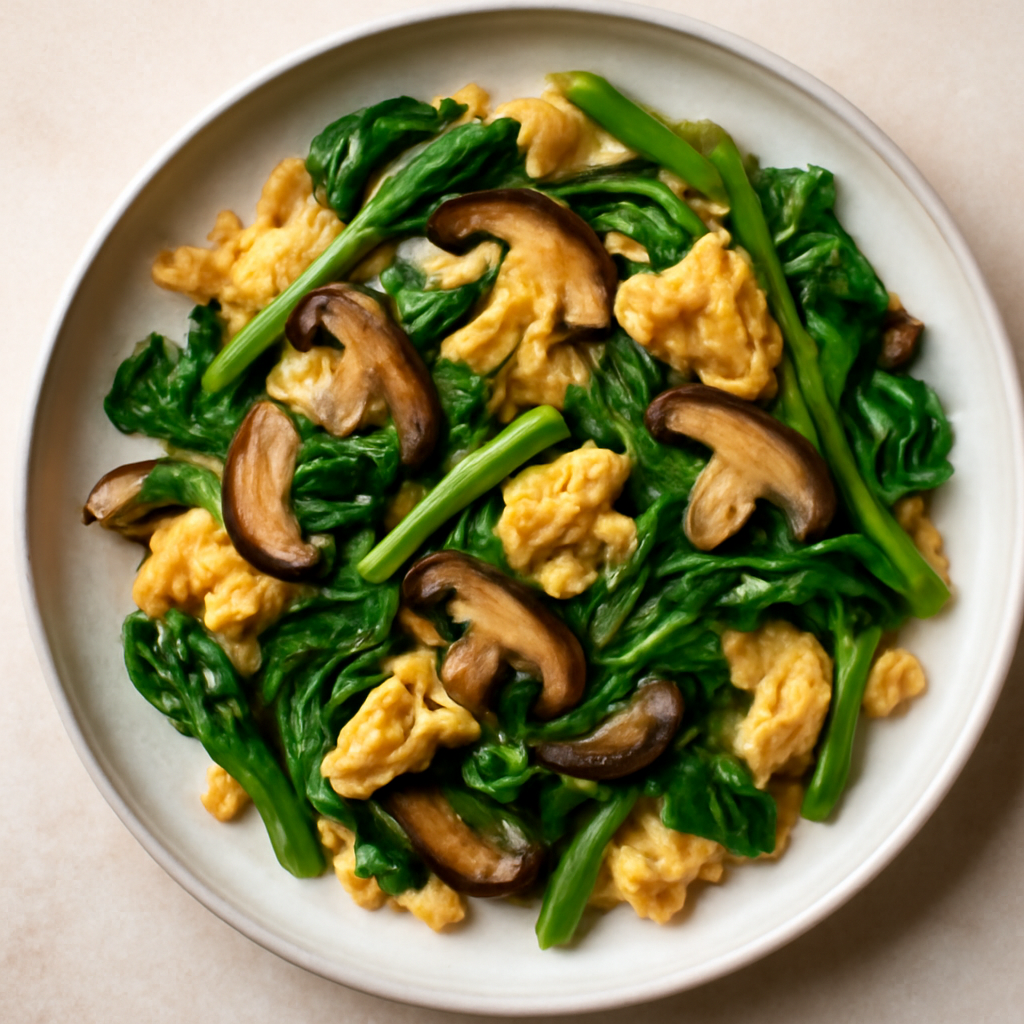 Paleo Chinese Breakfast Egg & Veggie Stir-Fry