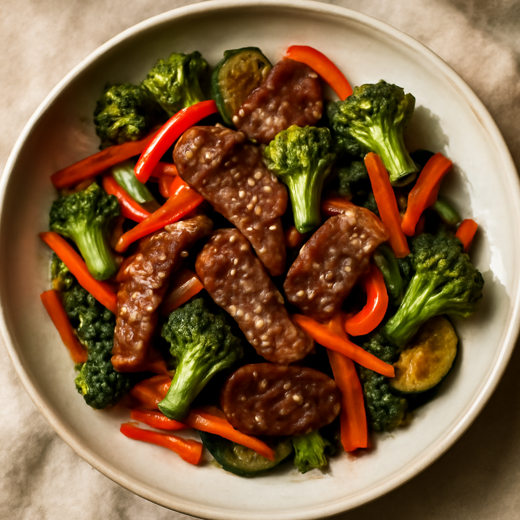 Paleo Chinese-Style Stir-Fried Beef and Vegetables