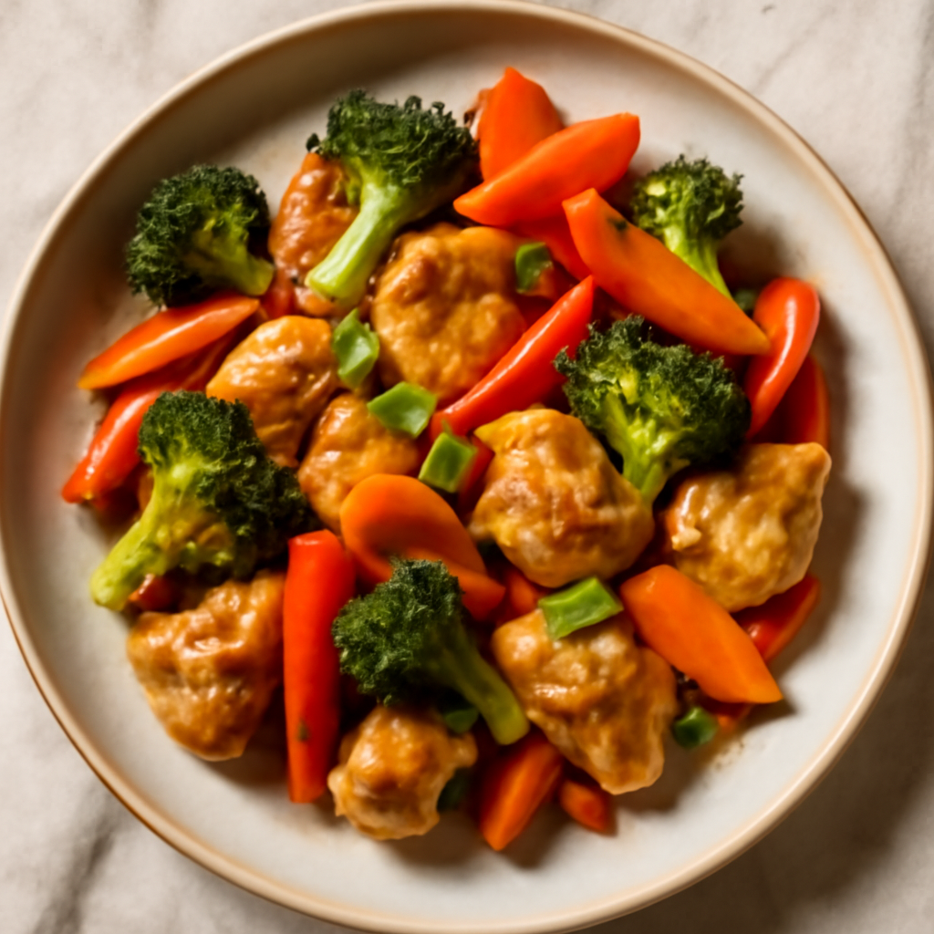 Paleo Chinese-Style Stir-Fried Chicken with Vegetables