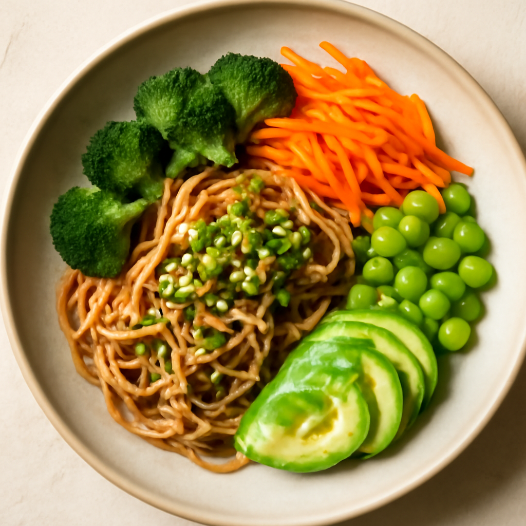 Vegan Sesame Noodle Salad Bowl