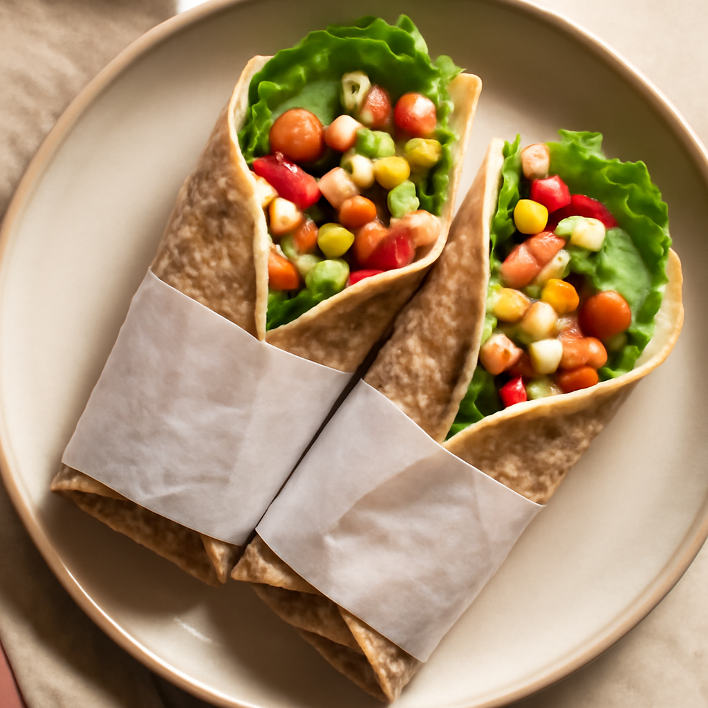 Greek Chickpea & Feta Wraps