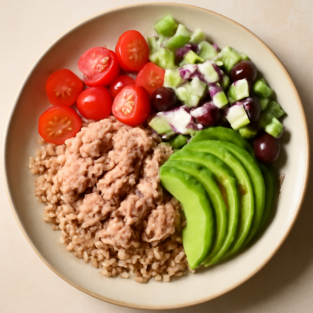 Greek Tuna & Avocado Grain Bowl