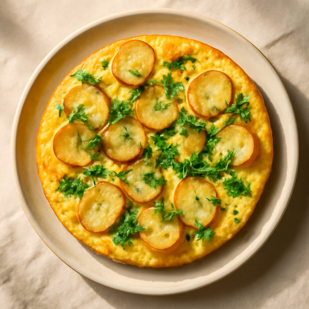 Italian Breakfast Frittata with Potatoes and Herbs