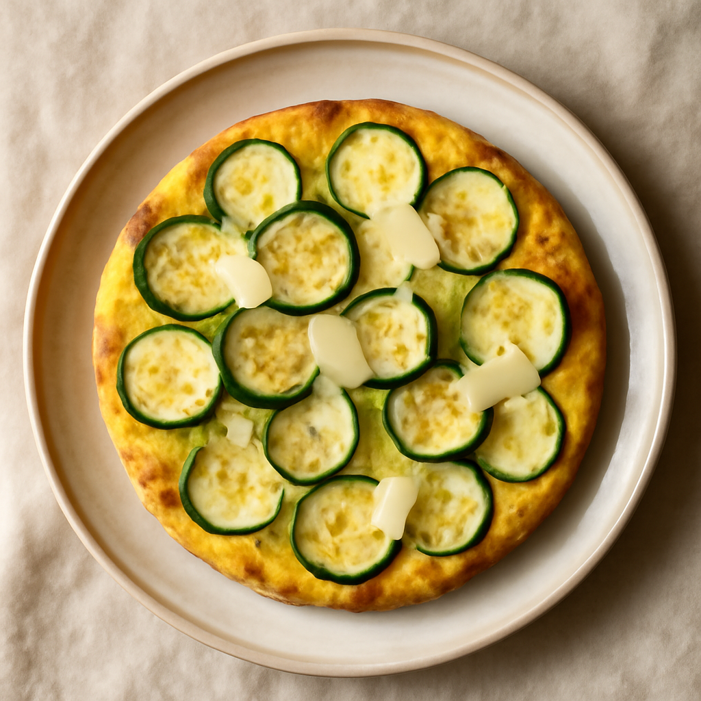 Italian Breakfast Frittata with Zucchini and Parmesan