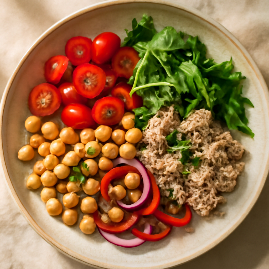 Italian Chickpea & Tuna Power Bowl