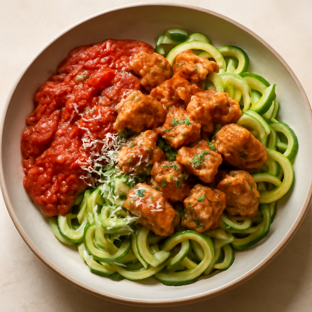 Keto Italian Chicken Zucchini Bowls