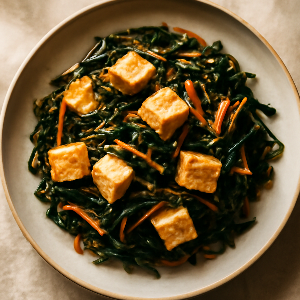 Japanese Seaweed & Tofu Stir-Fry