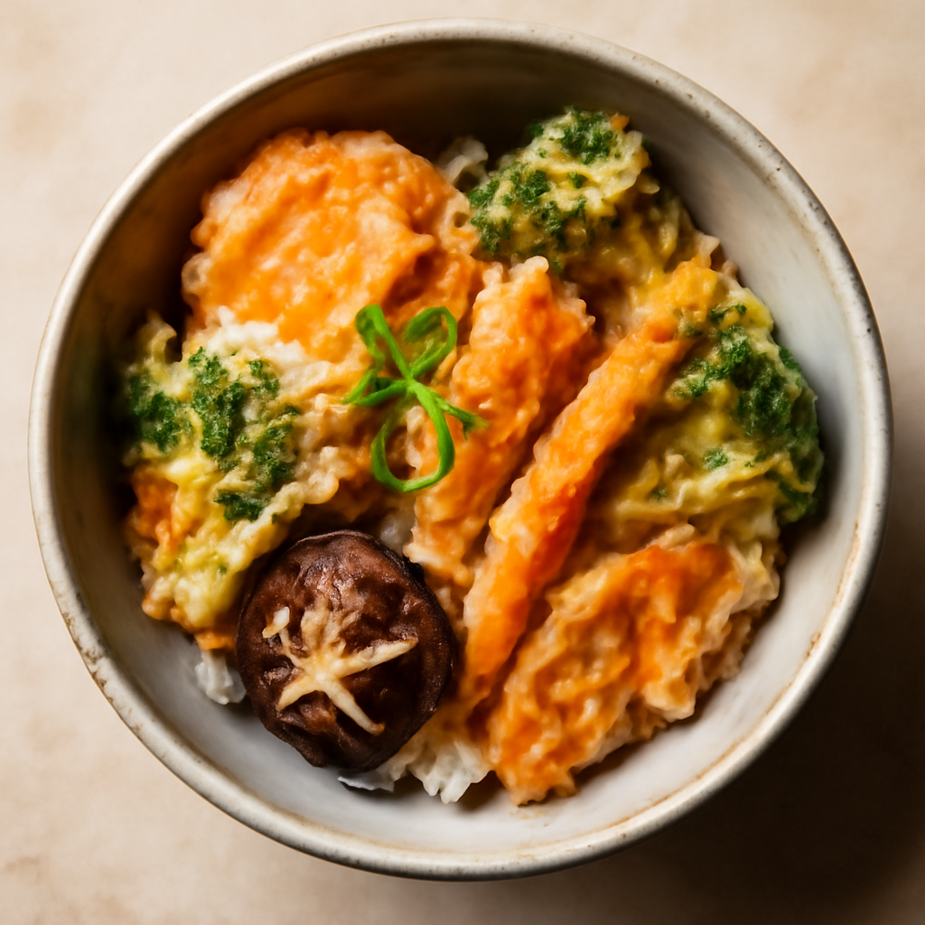 Japanese Vegetable Tempura Bowl