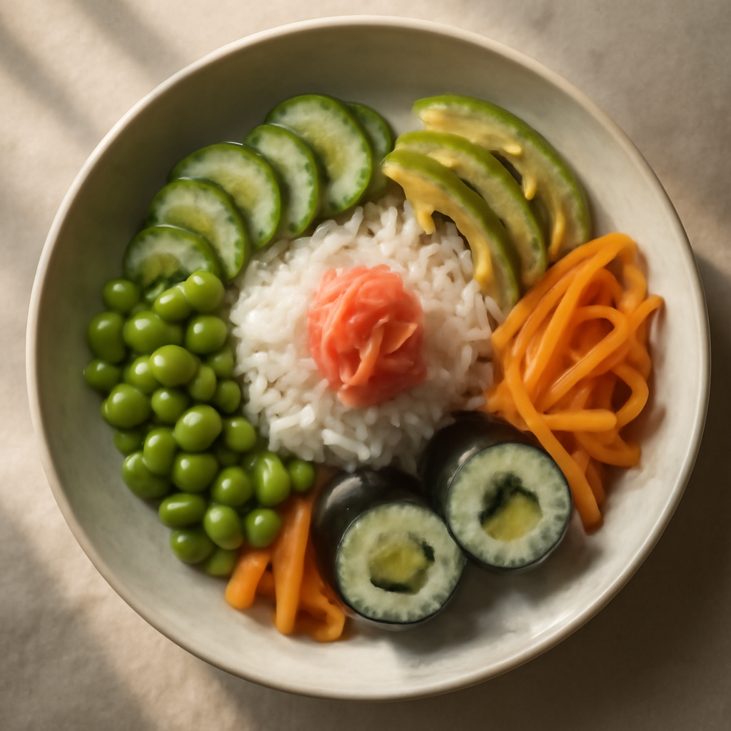 Japanese Vegetarian Sushi Bowl