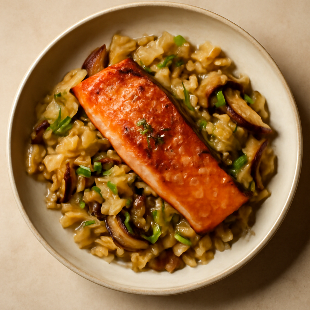 Keto Japanese Salmon & Cabbage Stir-Fry