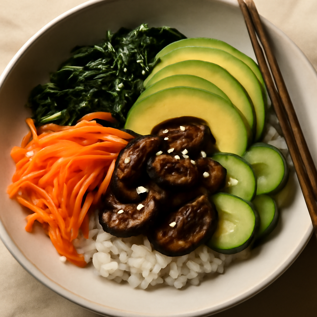 Vegetarian Japanese Bento Bowl