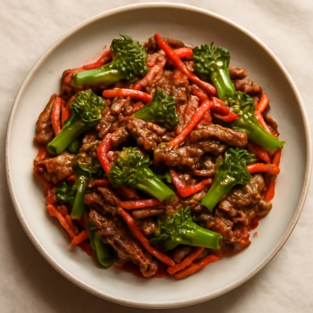 Korean Spicy Beef and Vegetable Stir-Fry (Paleo)