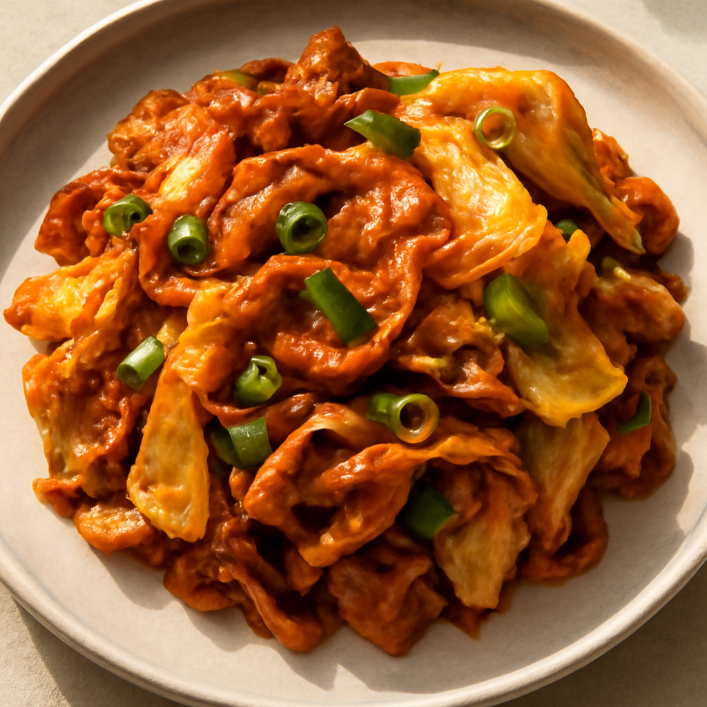 Korean Spicy Pork and Cabbage Stir-Fry
