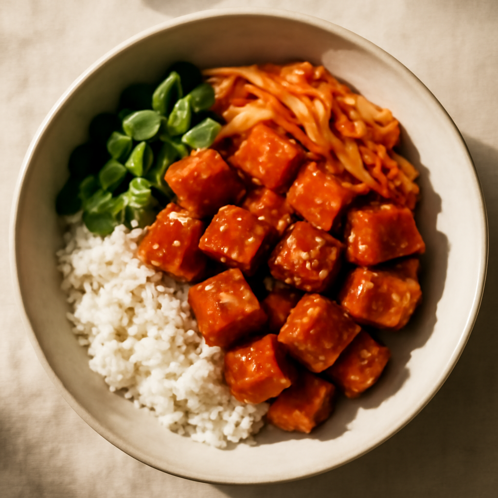 Korean Spicy Tofu Bowl