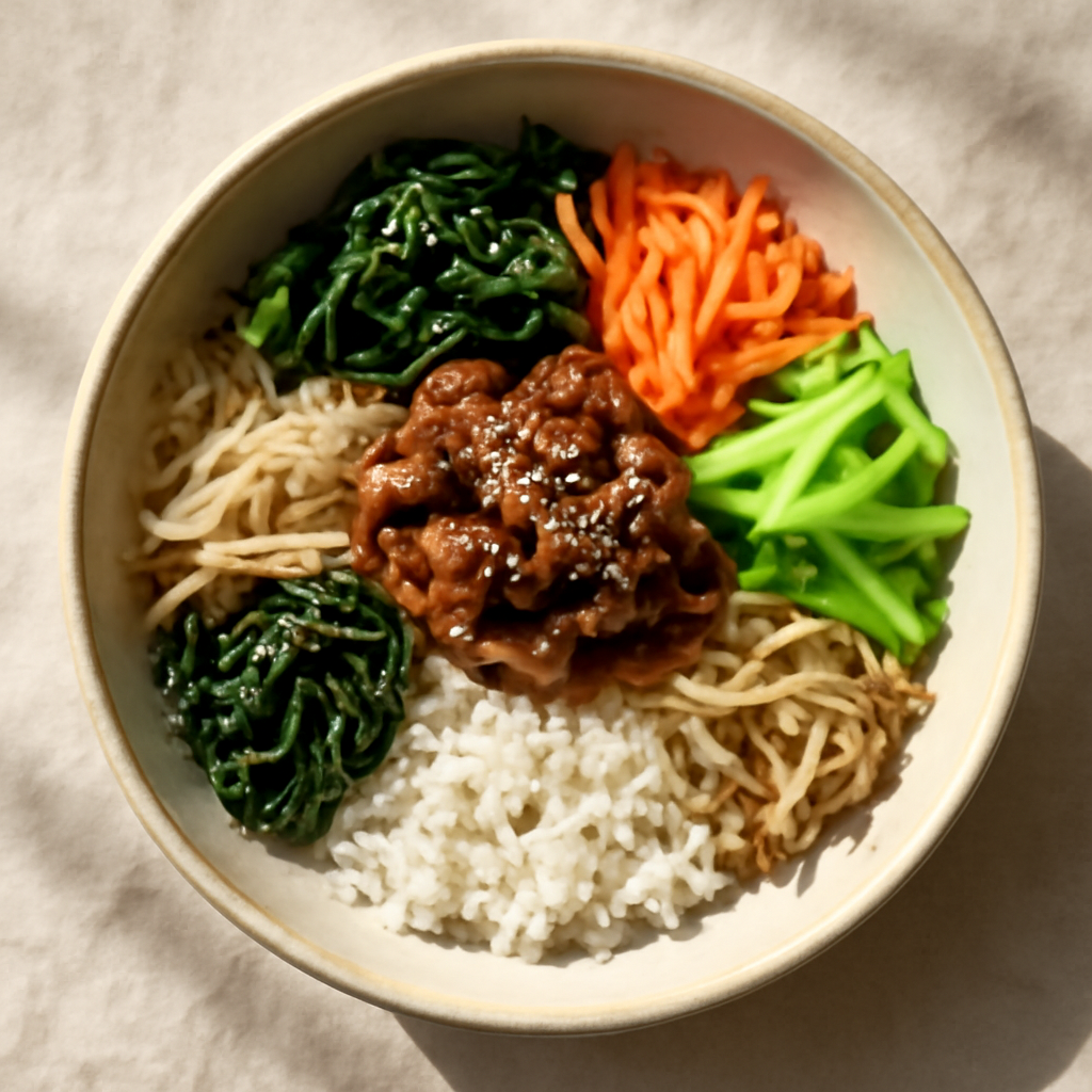Vegan Korean Bibimbap Bowl
