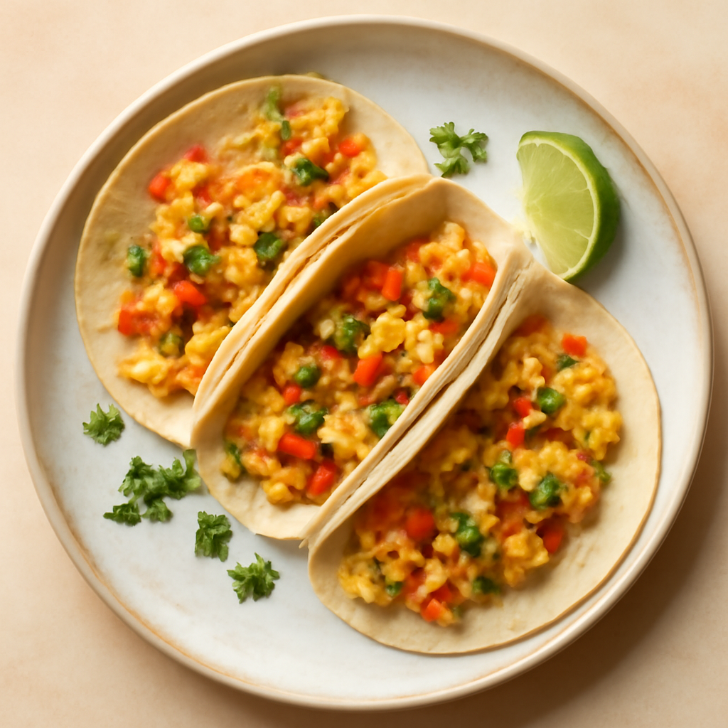 Mexican Breakfast Huevos a la Mexicana Tacos