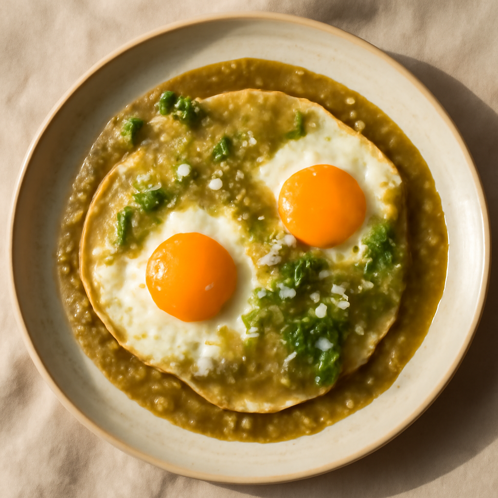 Mexican Breakfast Huevos en Salsa Verde