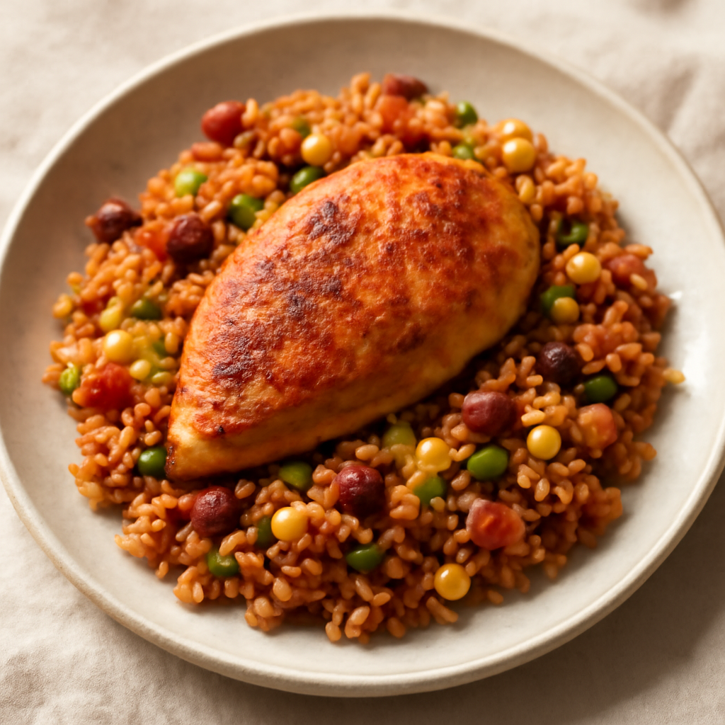 Mexican Chicken and Rice Skillet