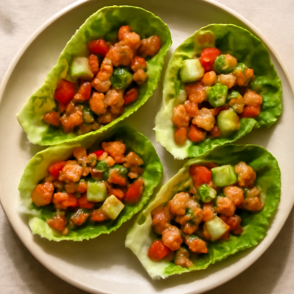 Mexican Chicken & Avocado Lettuce Wraps
