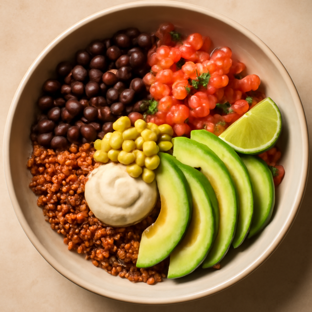 Mexican Quinoa & Black Bean Bowl