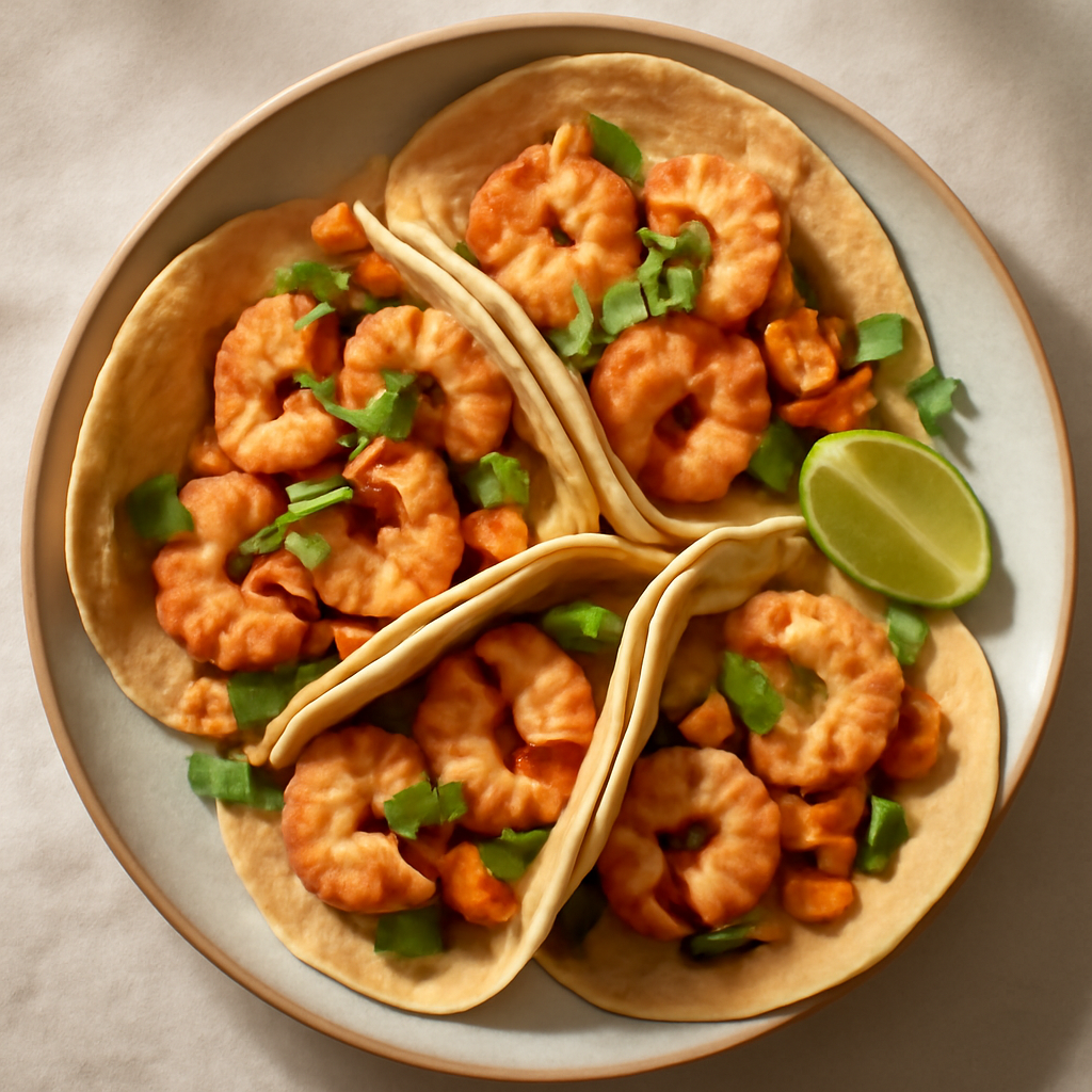 Mexican Shrimp and Corn Tacos