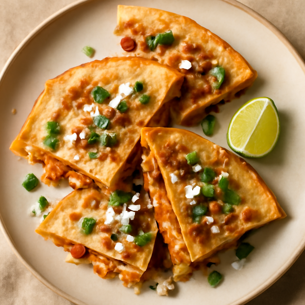 Mexican Street-Style Chicken Quesadillas