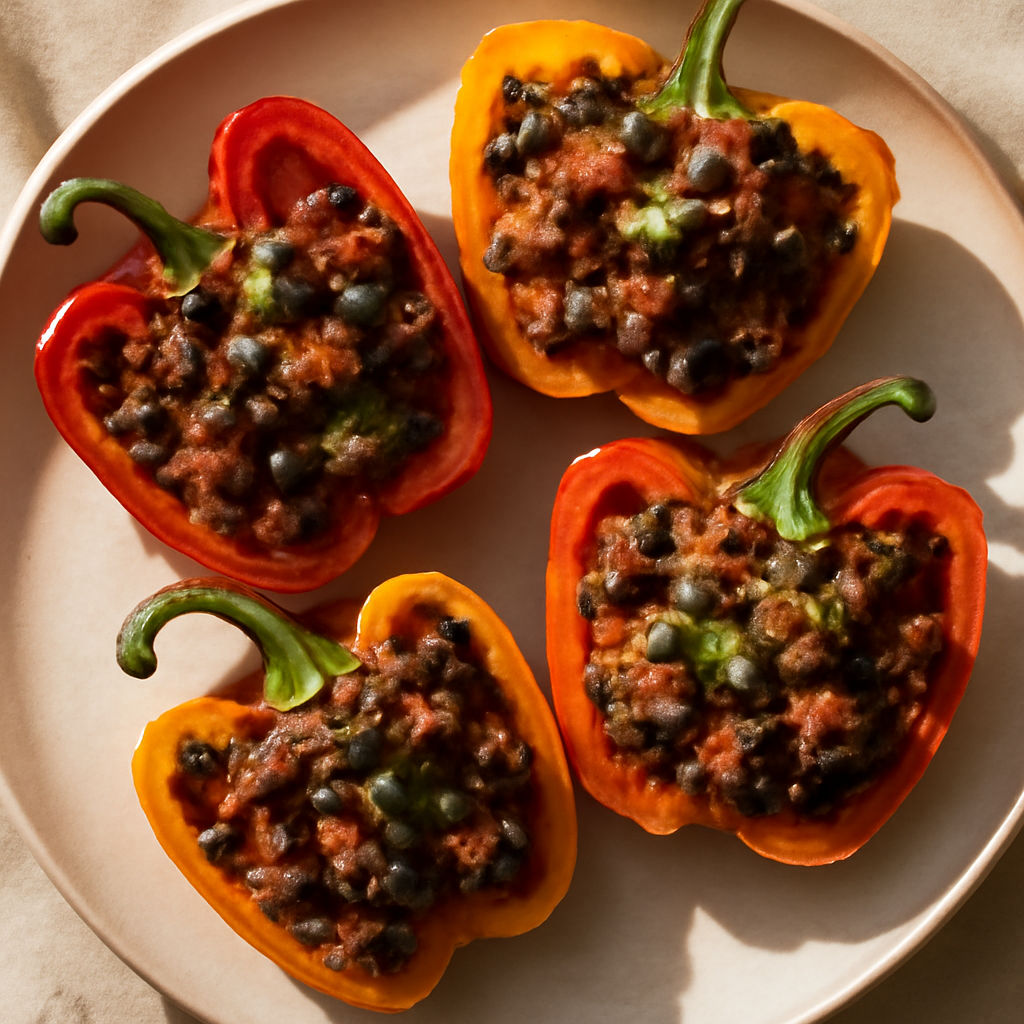 Paleo Mexican Stuffed Bell Peppers