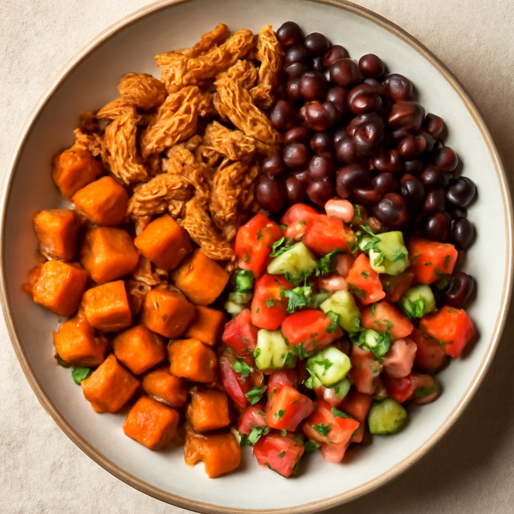 Paleo Mexican Sweet Potato & Chicken Bowl