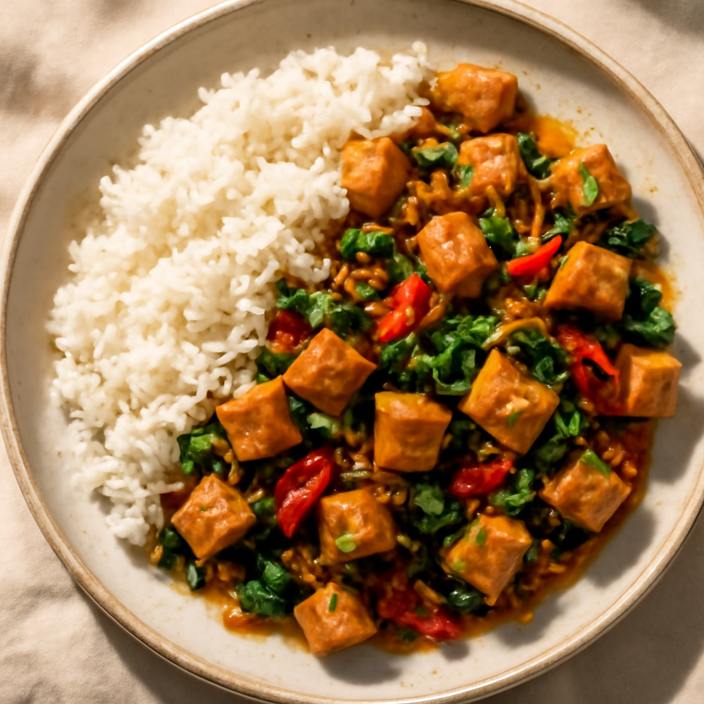 Thai Vegetarian Basil Stir-Fry (Pad Gaprao Tofu)