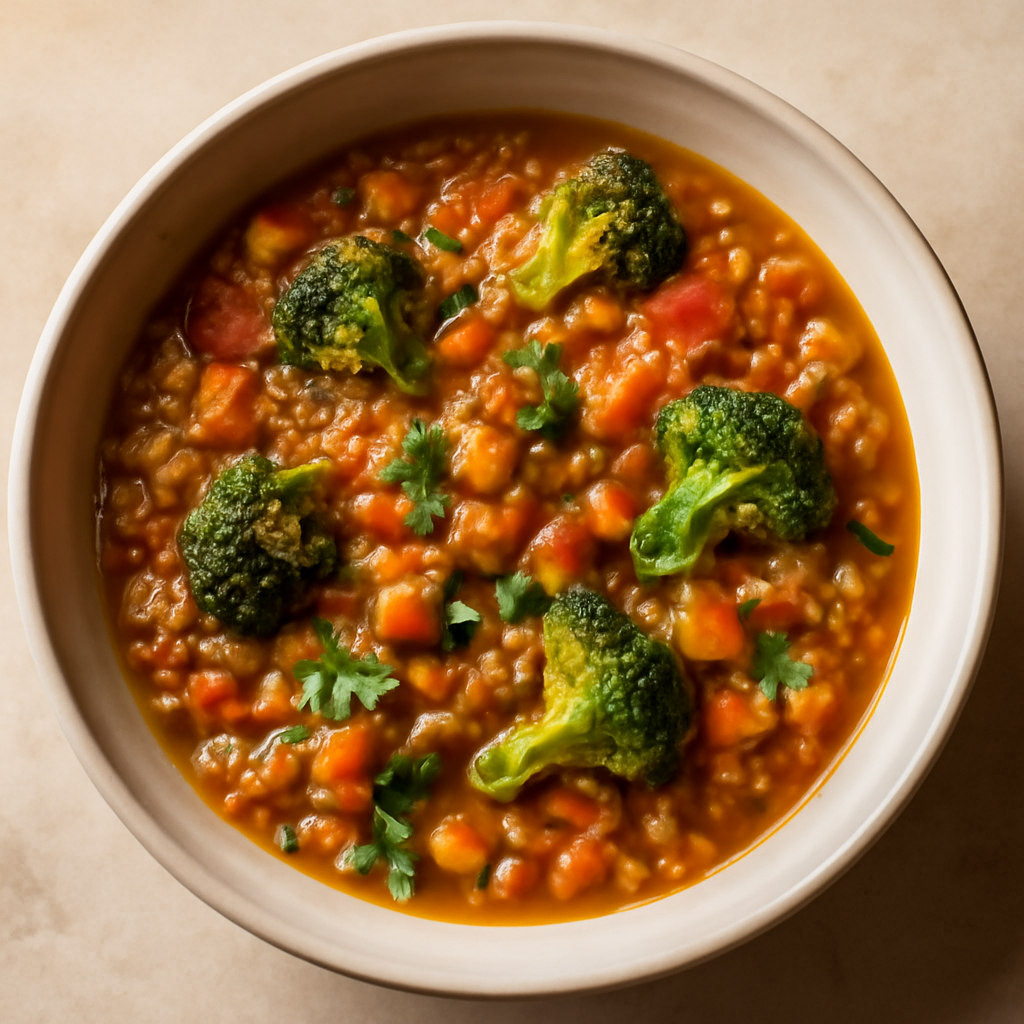 South Asian Spiced Lentil & Vegetable Curry