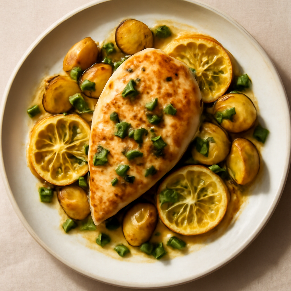 Sheet-Pan Chicken Piccata