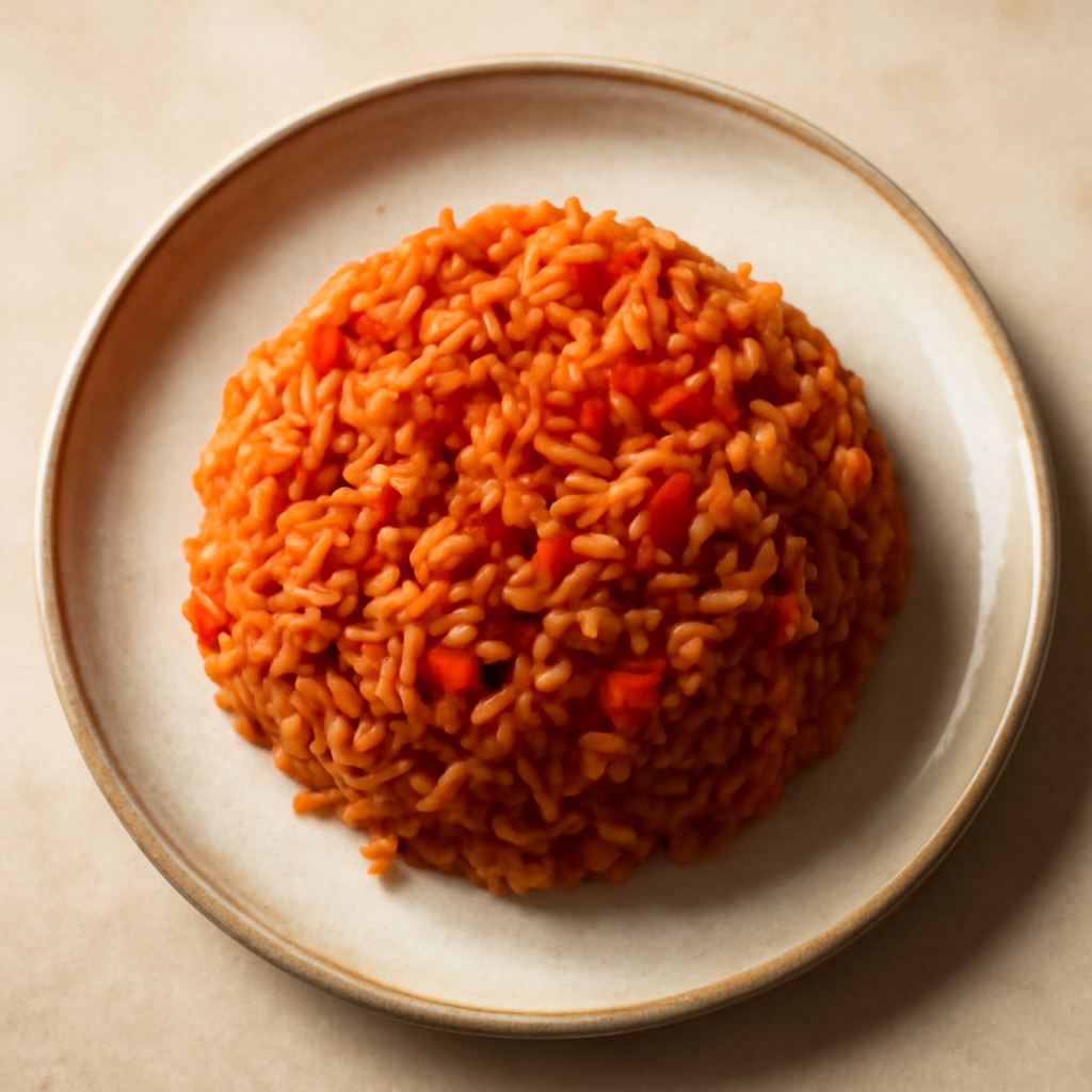 Batch Ghanaian Jollof Rice for the Freezer