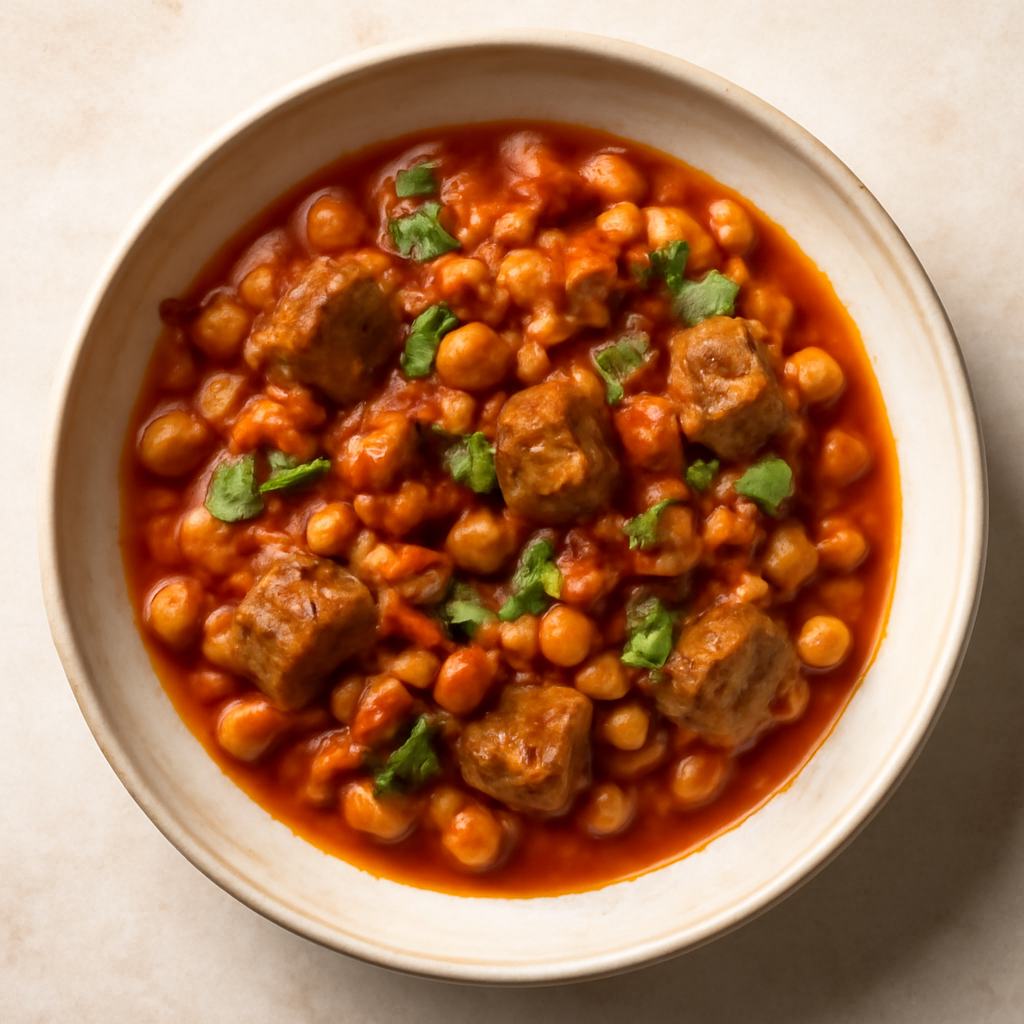 Batch Moroccan Lamb and Chickpea Tagine
