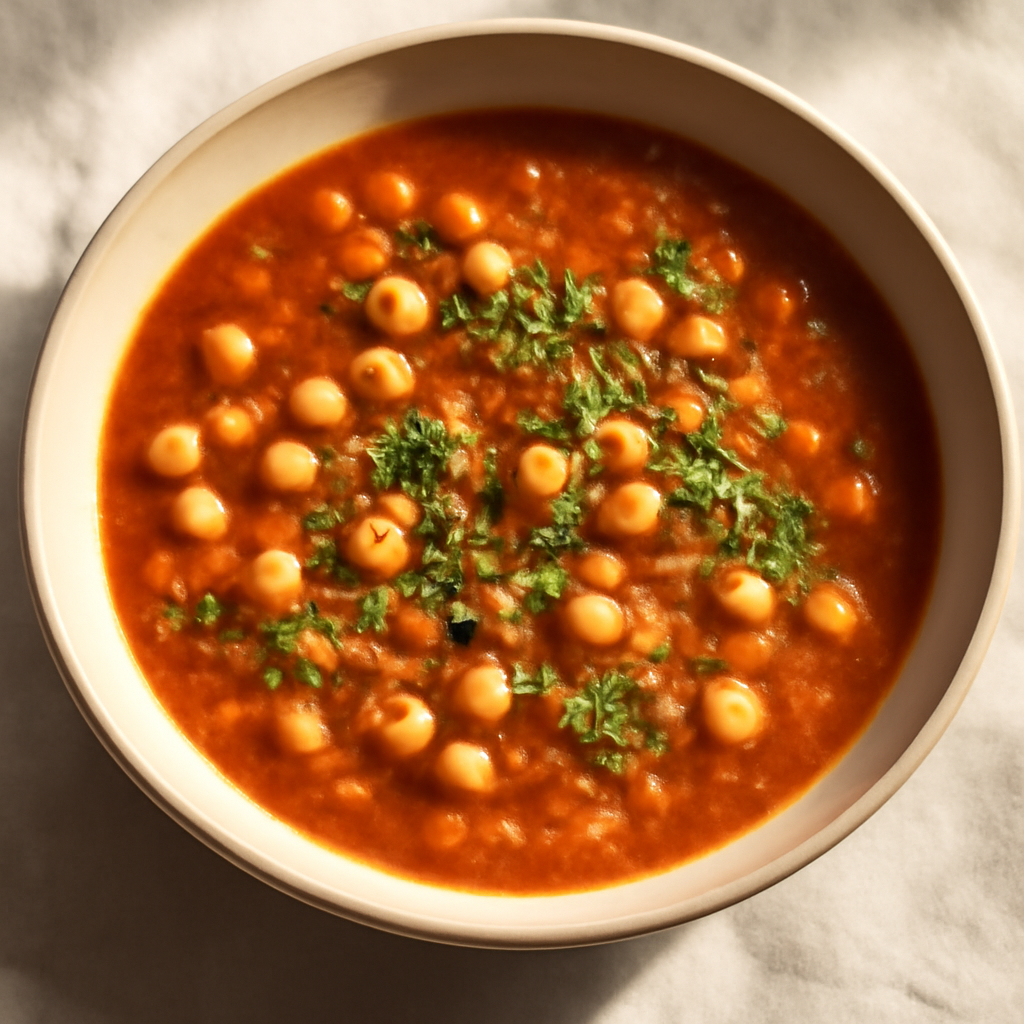 Moroccan Chickpea Harira Soup