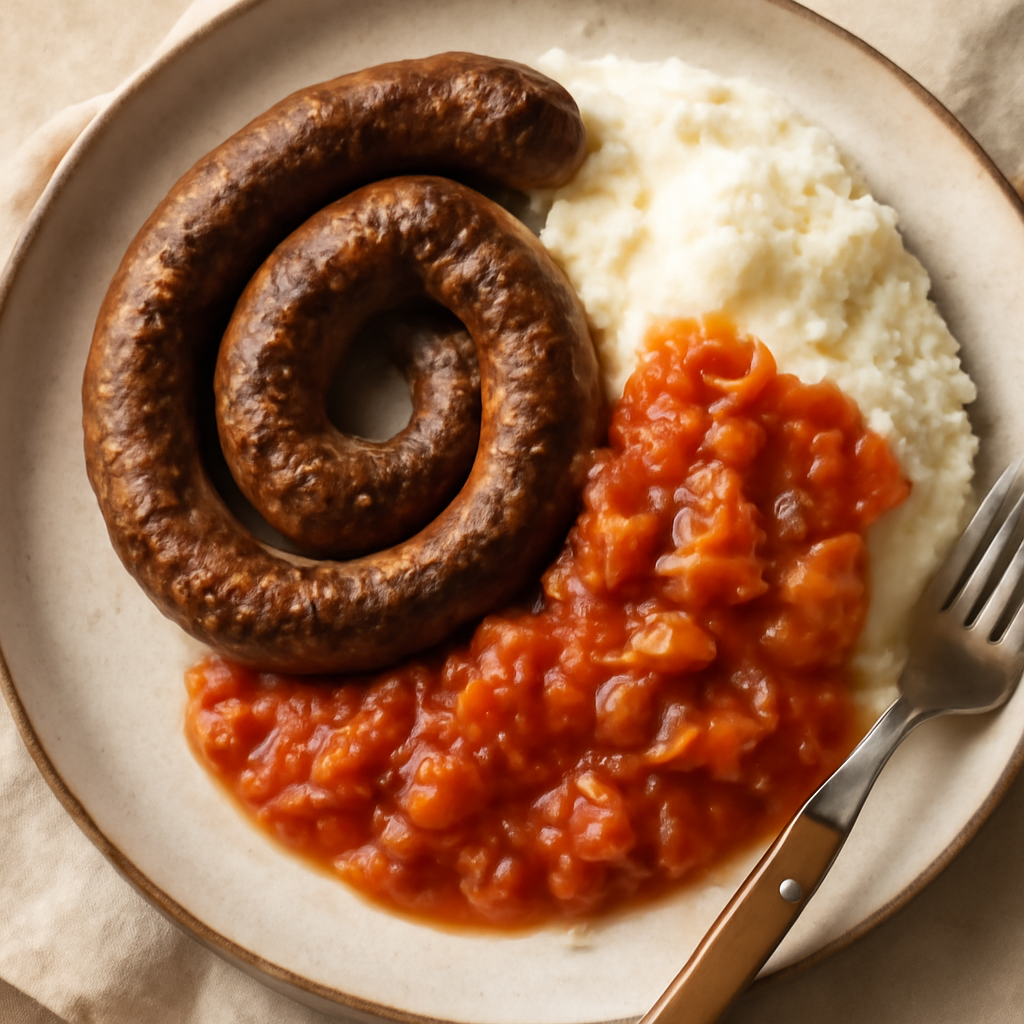South African Boerewors and Pap Bowl