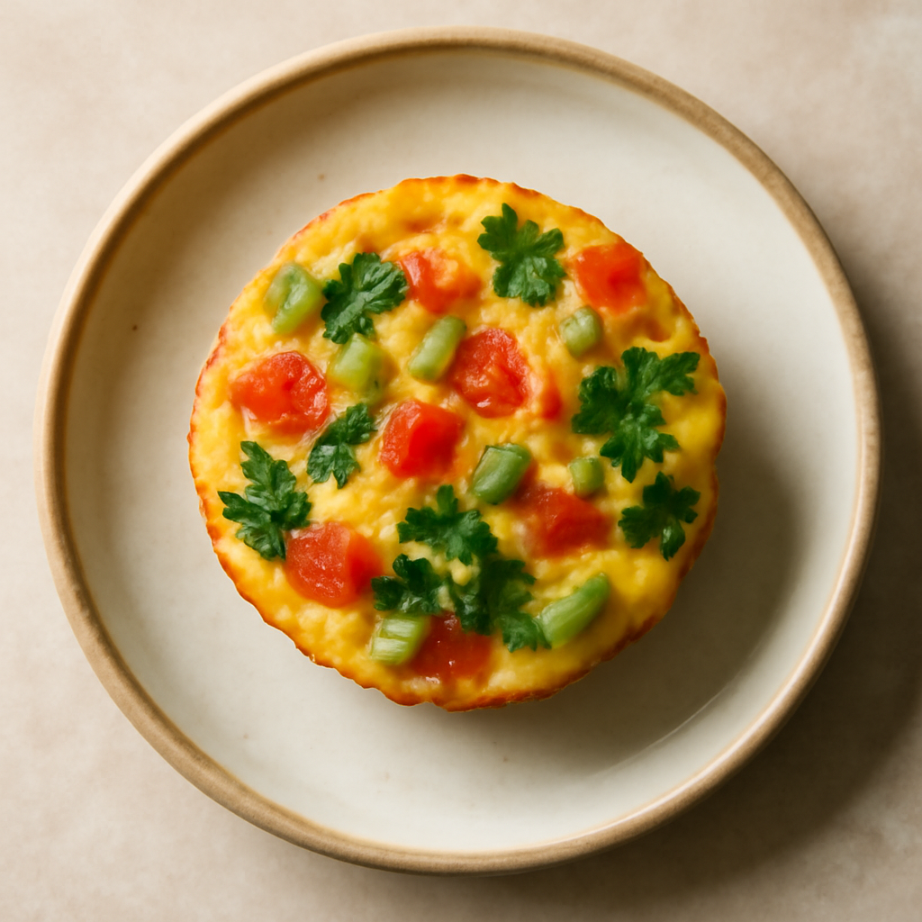 Egg and Veggie Breakfast Muffin Prep