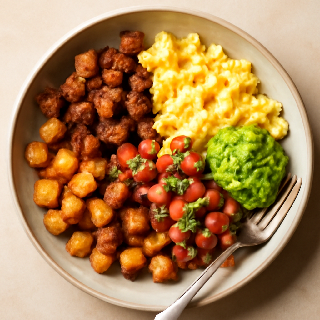 Loaded Breakfast Burrito Bowl
