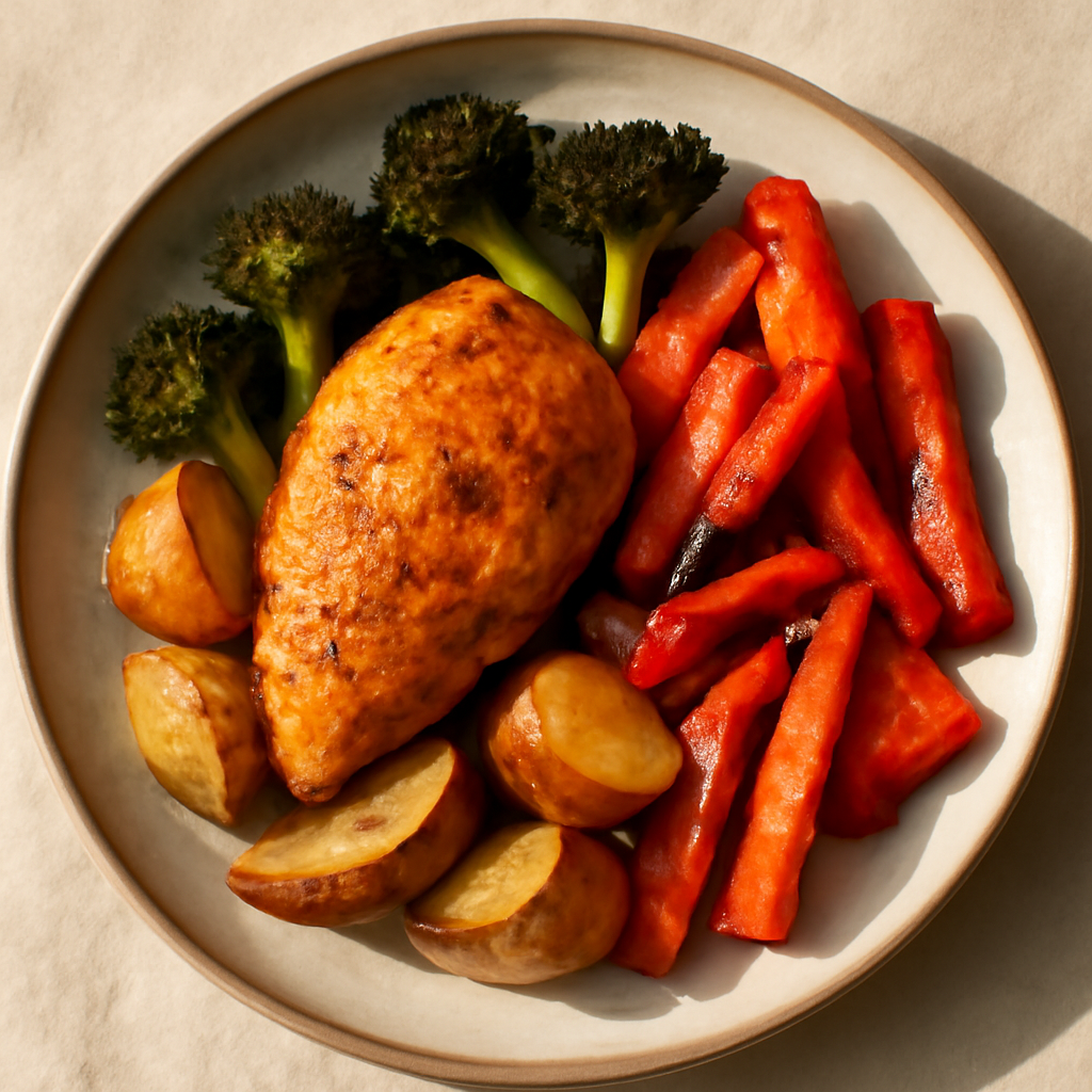 Sheet-Pan Chicken and Veggie Prep